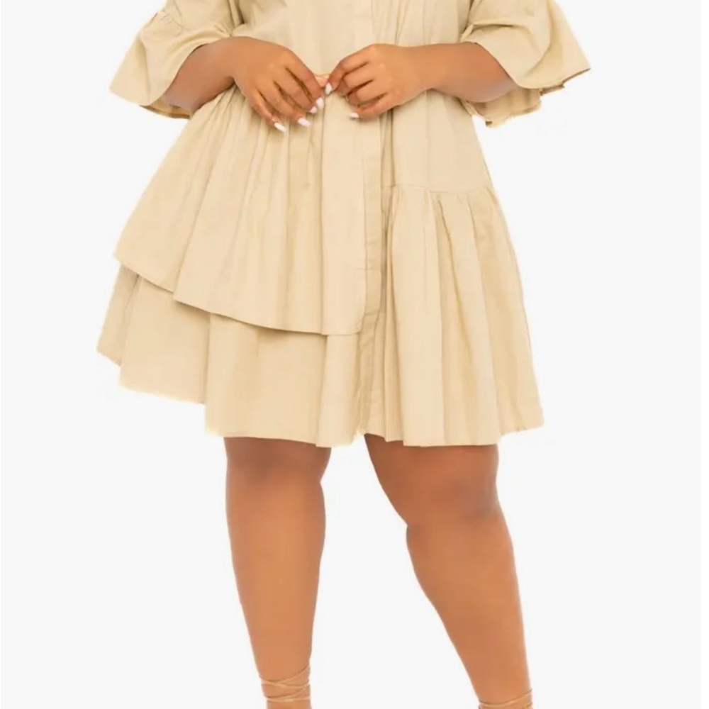 Layered Tan Dress